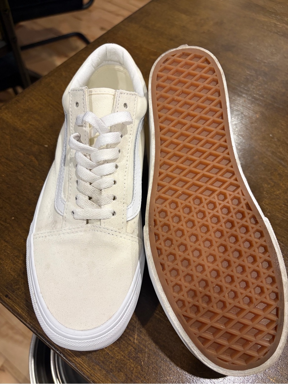 Unisex Vans Stackform Platform Sneakers in Off-White